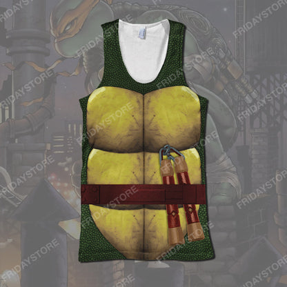 Unifinz TMNT Hoodie Michael Ninja Turtles Costume T-shirt TMNT Shirt Sweater Tank Cool TMNT Cosplay Costume Apparel 2024