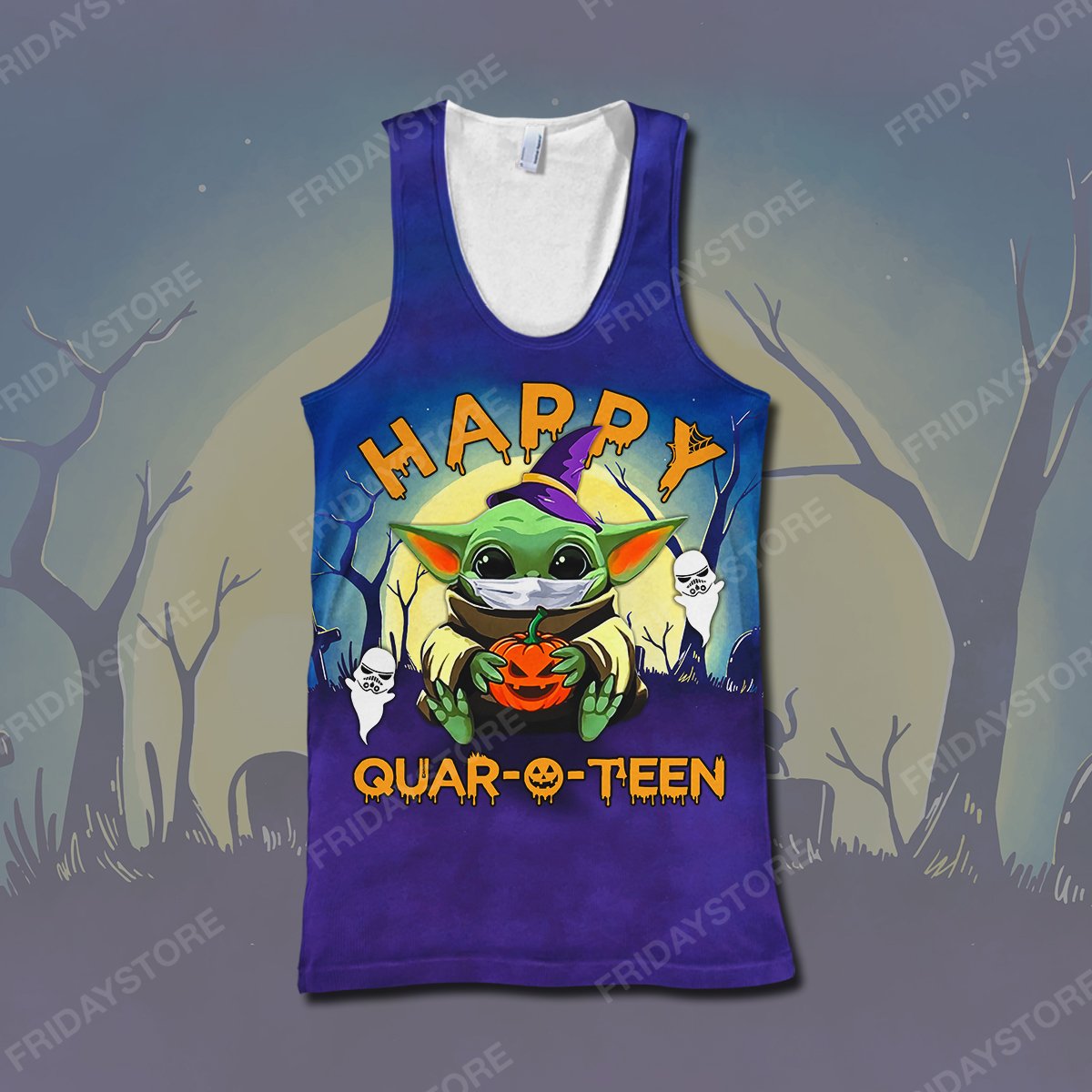 SW Happy Quaroteen All Over Print Hoodie T-shirt