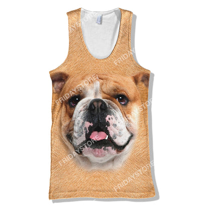 Unifinz Dog Hoodie Bulldog Hoodie Bulldog Dog Graphic Golden Brown T Shirt Awesome Dog Shirt Sweater Tank Gift For Dog Lover 2025