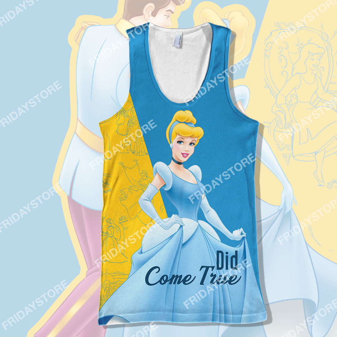 Unifinz DN Cinderella T-shirt Did Come True Cinderella Couple T-shirt Amazing DN Cinderella Hoodie Sweater Tank 2024