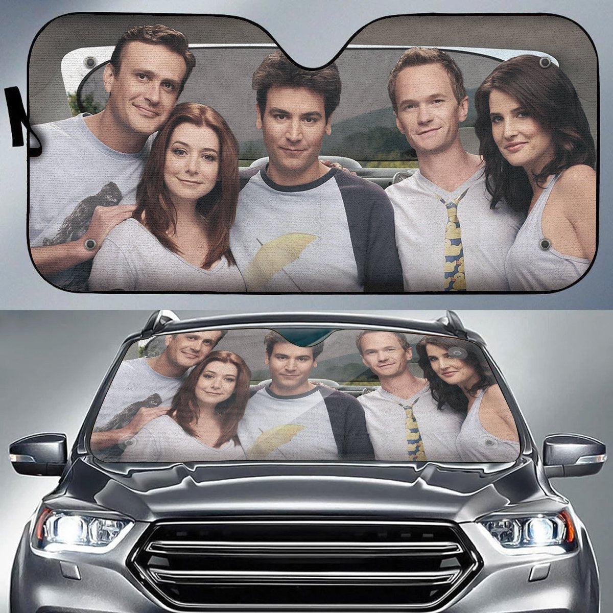  How I Met Your Mother Car Sun Shade Ted Mosby and Friends Auto Sun Shade