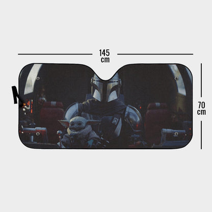  Star Wars Car Sun Shade The Mandalorian The Child Auto Sun Shade