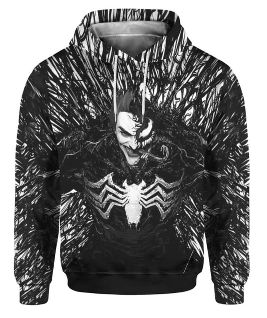 MV DC T-shirt Venom Shirt Venom Inside Joker Black Hoodie Venom Hoodie