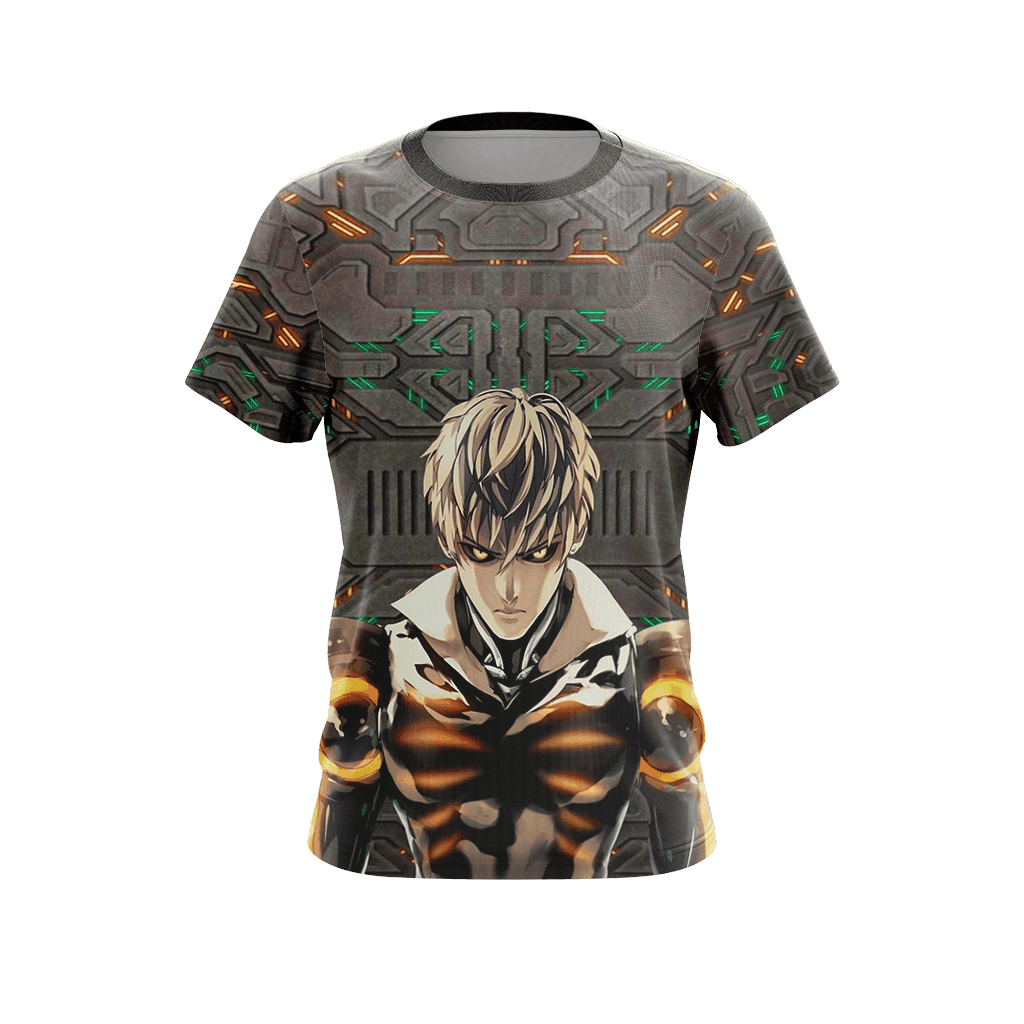 One Punch Man Hoodie Genos New Form Graphic T-shirt Black Unisex – Unifinz