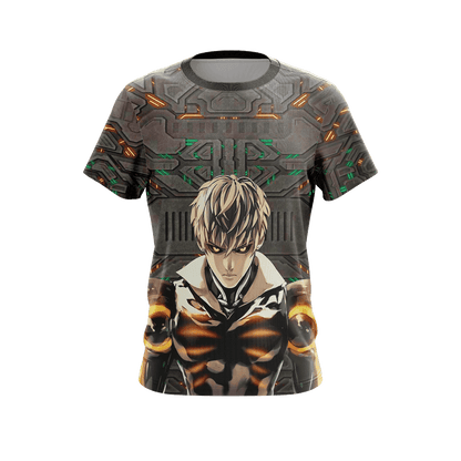 One Punch Man Hoodie Genos New Form Graphic T-shirt Black Unisex