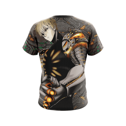 One Punch Man Hoodie Genos New Form Graphic T-shirt Black Unisex