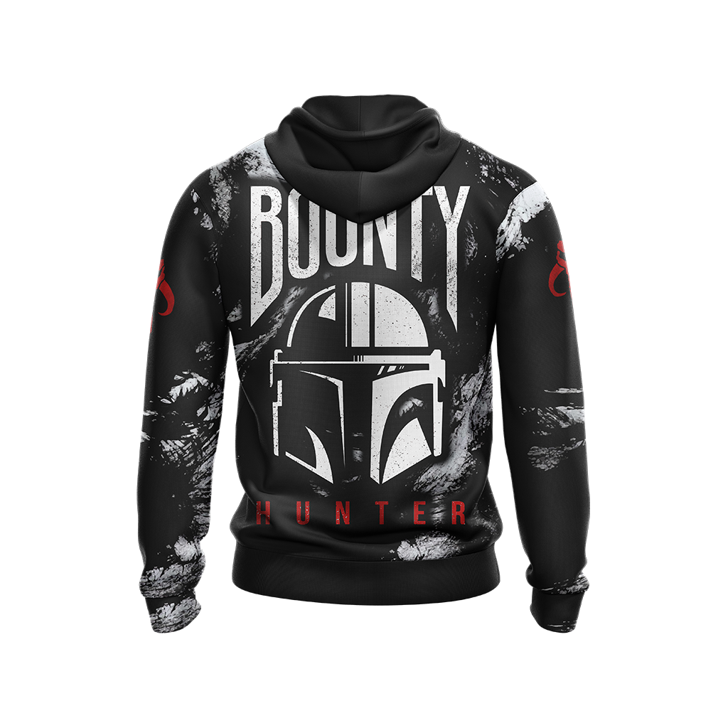  SW Hoodie SW Mandalorian Bounty Hunters This Is The Way Black Zip Hoodie Adult Full Print Unisex