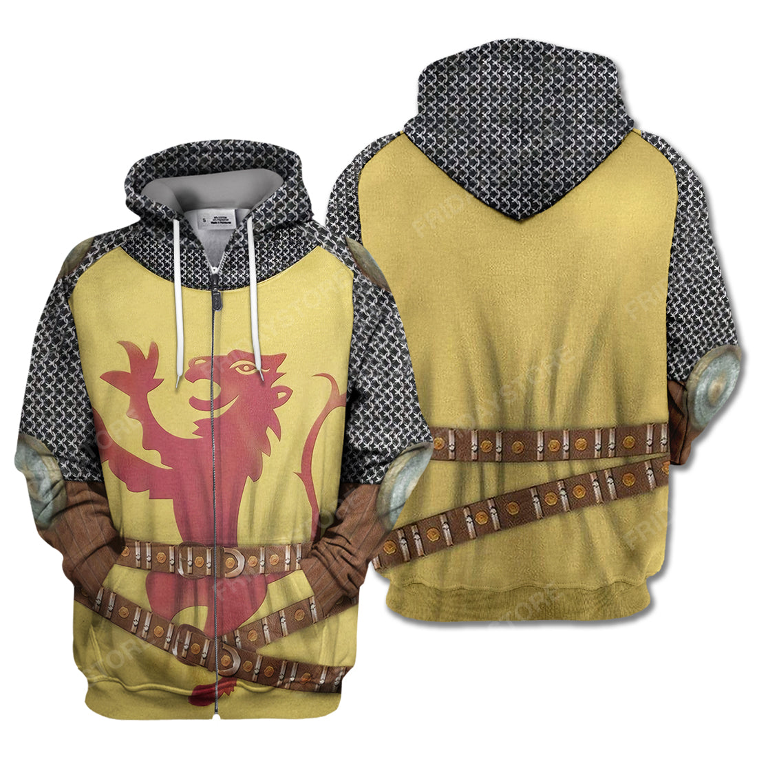Historical T-Shirt Historical Robert The Bruce Suit 3d Costume Hoodie Historical Hoodie
