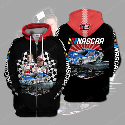 Unifinz Nascar Hoodie Shirt DEJ Nascar Black T-shirt Nascar Shirt Apparel 2024