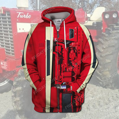 Unifinz Farmer Hoodie Farm Case Ih Tractor Costume T-shirt Amazing High Quality Farmer Shirt Sweater Tank 2026