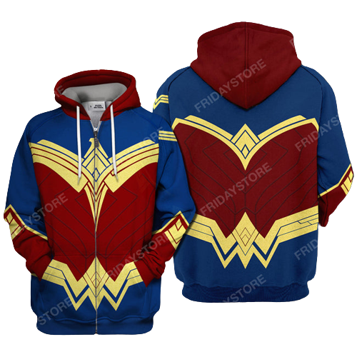 DC T-shirt DC Wonder Hero Costume T-shirt Cool DC Wonder Woman Hoodie