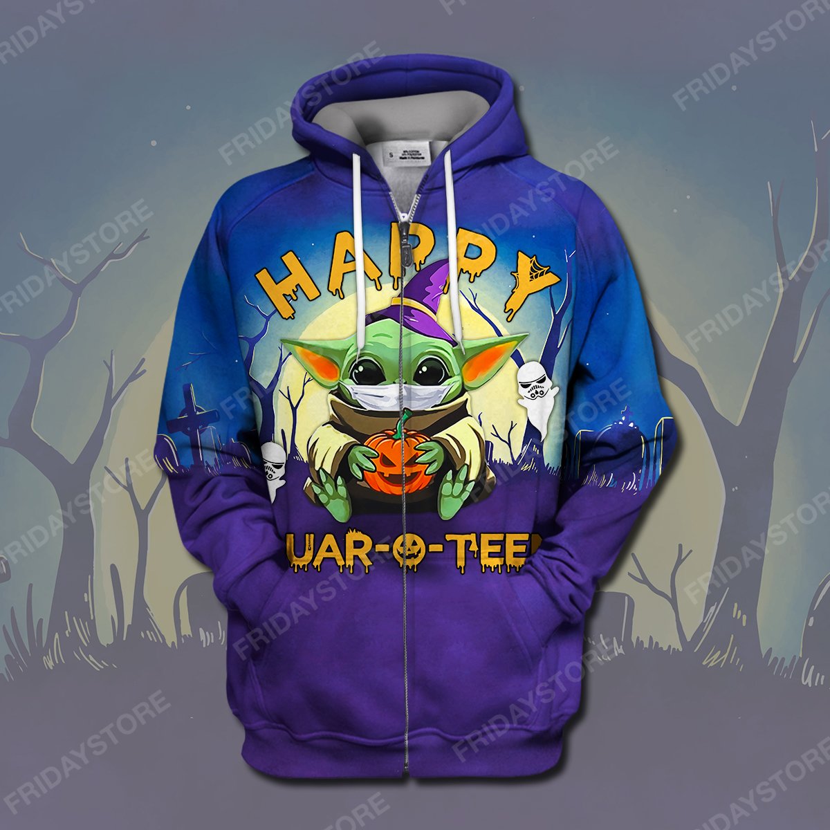 SW Happy Quaroteen All Over Print Hoodie T-shirt