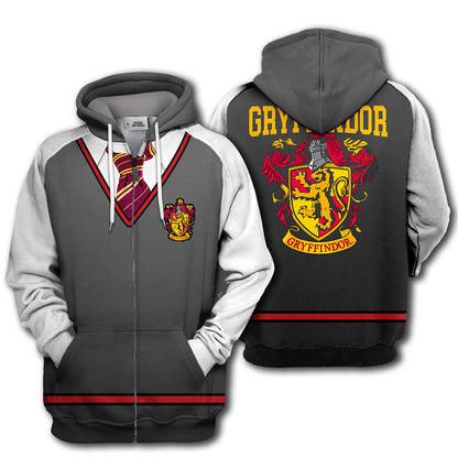 Unifinz HP T-shirt Gryffindor Cosplay 3D Print T-shirt Awesome HP Gryffindor Hoodie Sweater Tank 2025