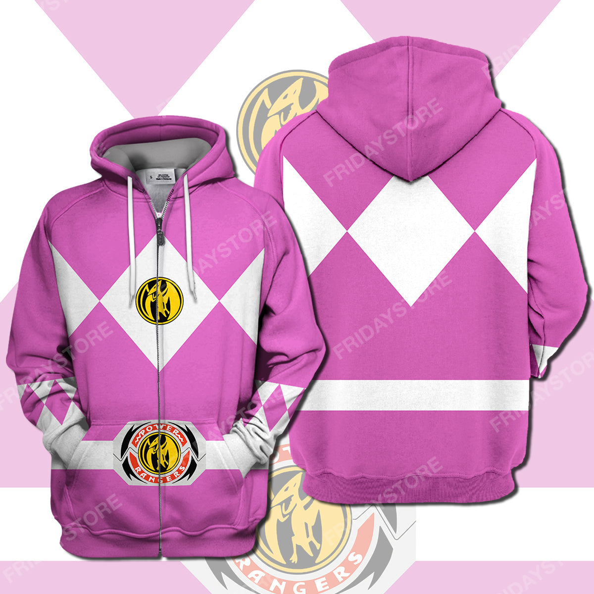 Unifinz Power Ranger T-shirt Pink Power Ranger Costume T-shirt Awesome Power Ranger Hoodie Sweater Tank 2026