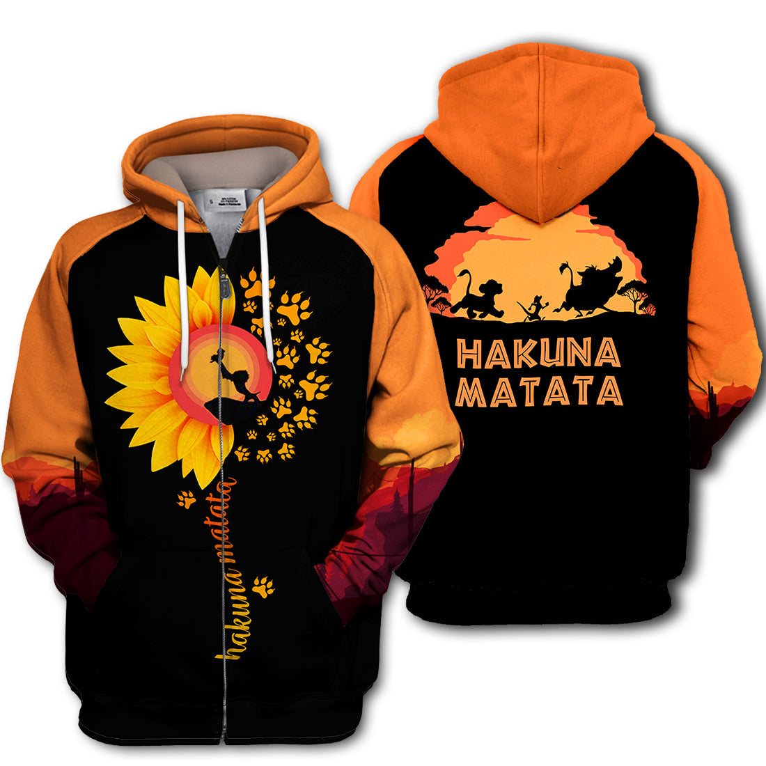 Unifinz DN LK T-shirt Hakuna Matata Sunflower 3D Print T-shirt High Quality DN LK Hoodie Sweater Tank 2025