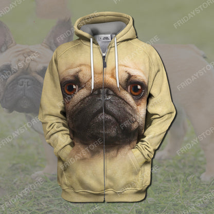 Unifinz Dog T-shirt French Bulldog Yellow Hoodie French Bulldog Dog Graphic Shirt Awesome Dog Hoodie Sweater Tank Apparel 2026