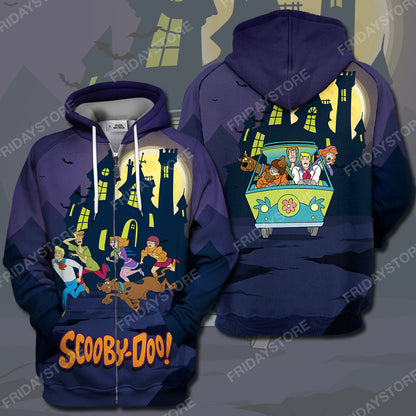 Unifinz Scooby Doo Hoodie Scooby Dog And Friends Mystery Begins T-shirt High Quality Scooby Doo Shirt Sweater Tank 2026